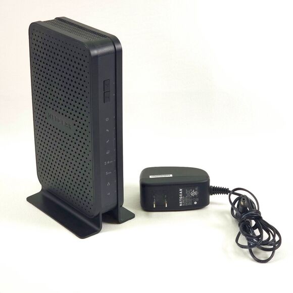 Netgear N600 C3700 DOCSIS 3.0 WiFi Cable Modem Router FULLY TESTED & FUNCTIONAL - Picture 2 of 7